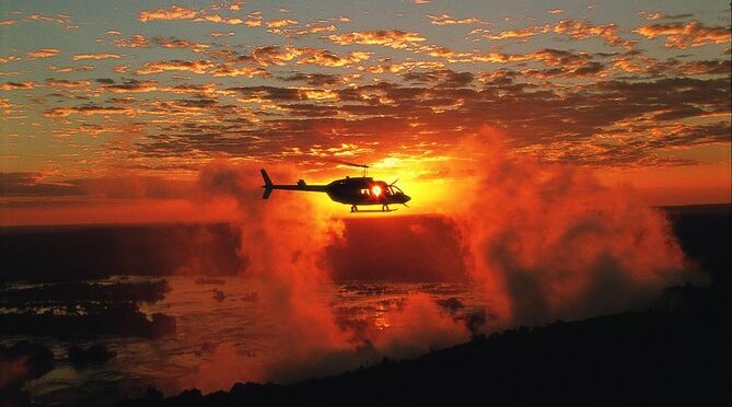 Helicopter Flight 25 Minute Scenic (Zimbabwe)
