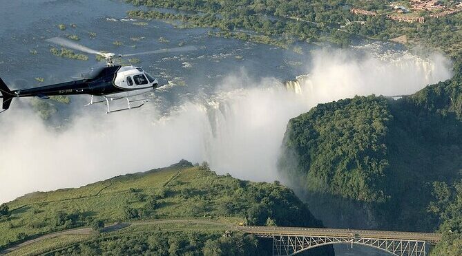 12–15 Minute Helicopter Flight Over Victoria Falls