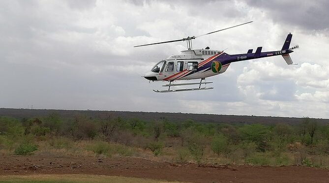 Helicopter,Falls tour and Chobe Day trip Combo