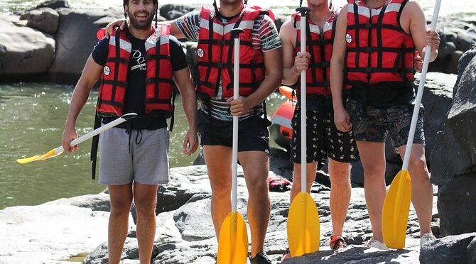 White water rafting , village tours and camping