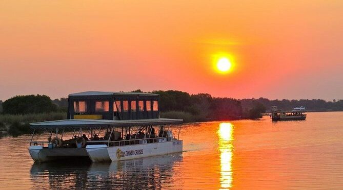 Dinner Cruise on the Zambezi River from Victoria Falls