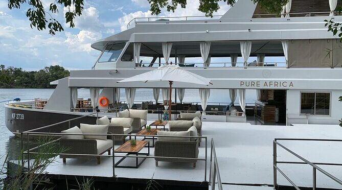 Zambezi Explorer Luxury Deck Sunset Cruise with hotel Pick Up