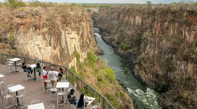 Lookout Cafe Lunch In Victoria Falls