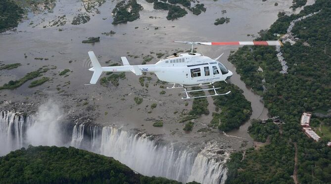 Helicopter Flight 12/13 Minute (Zimbabwe)