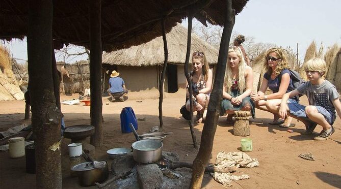 Cultural Village Tour,Interacting With the Communal Villagers (Educational Trip)